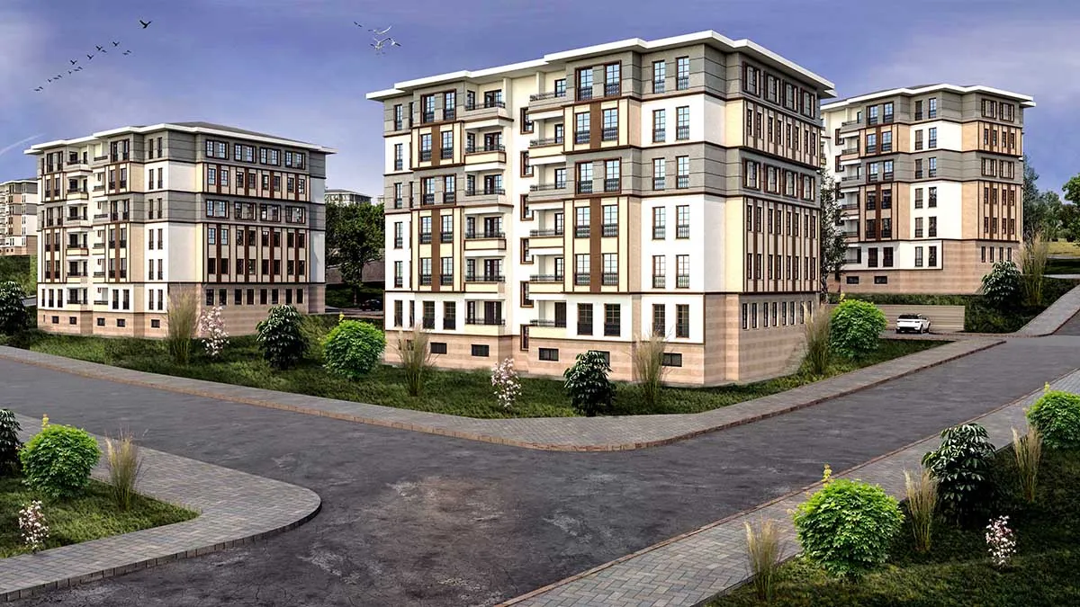 Sivas-Şarkışla, Gürçayır Beldesi Çiçekli Mah.(100/250BİN) Sosyal Konut Projesi